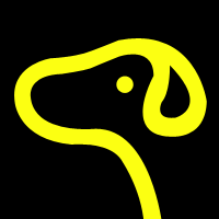 黑狗物流 Logo